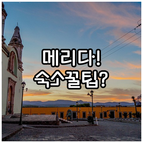 멕시코 메리다 숙소 5곳 가성비 최저..