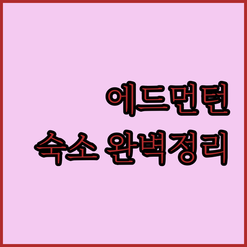 에드먼턴 숙소 위치별 비교 분석과 가..