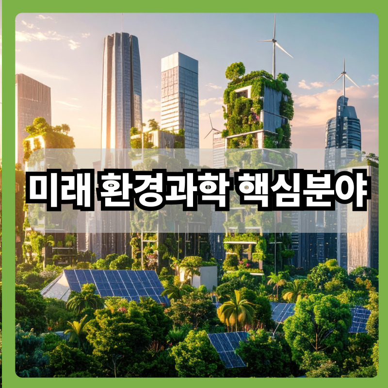 미래 환경과학 핵심분야 (지구과학 기반과 센서 및 대응)