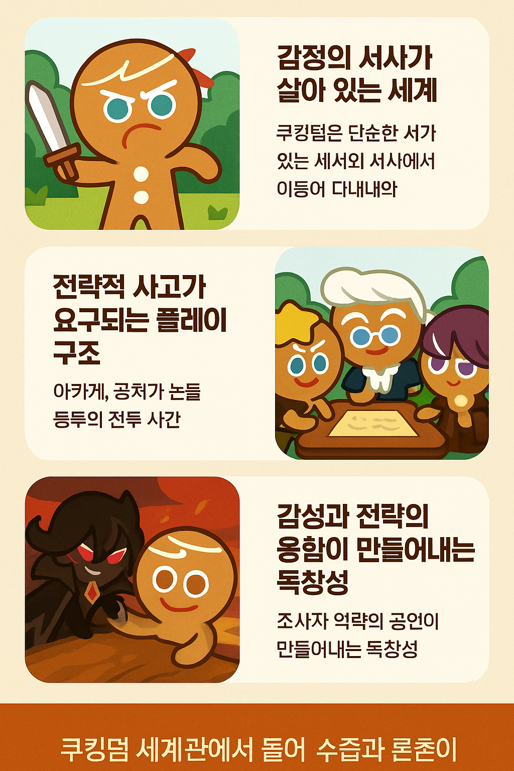 왜 쿠킹덤에 빠지게 될까? 게임 속 깊이 있는 세계관 분석