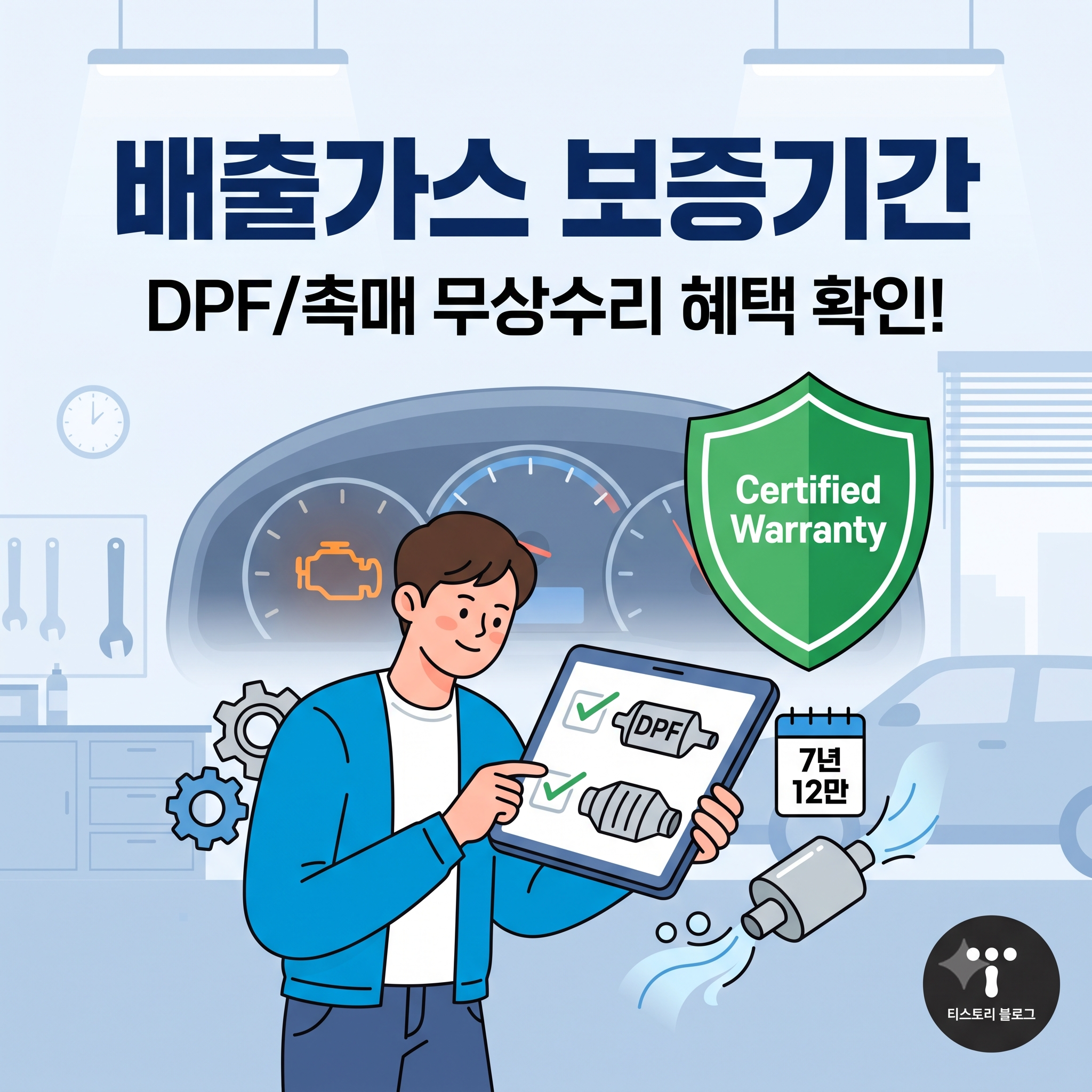 배출가스규제 보증기간 총정리: DPF와 촉매 무상수리 혜택 챙기기