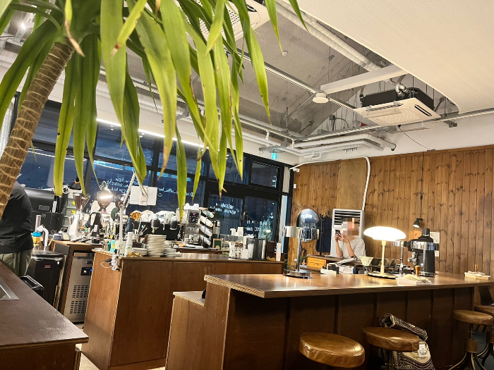 카운터, 바 자리