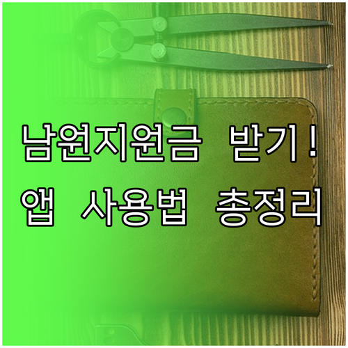 남원시 민생지원금 지급 방식과 지역화..