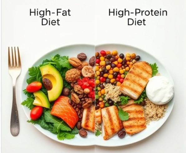 고지방 vs 고단백 웰빙 식단, 효과 비교