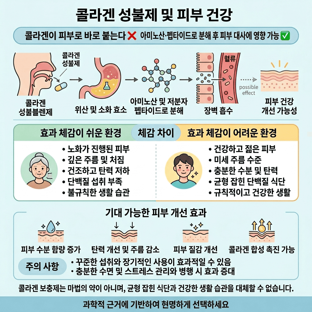 콜라겐, 피부에 진짜 도움이 될까: 기대를 현실로 바꾸는 기준
