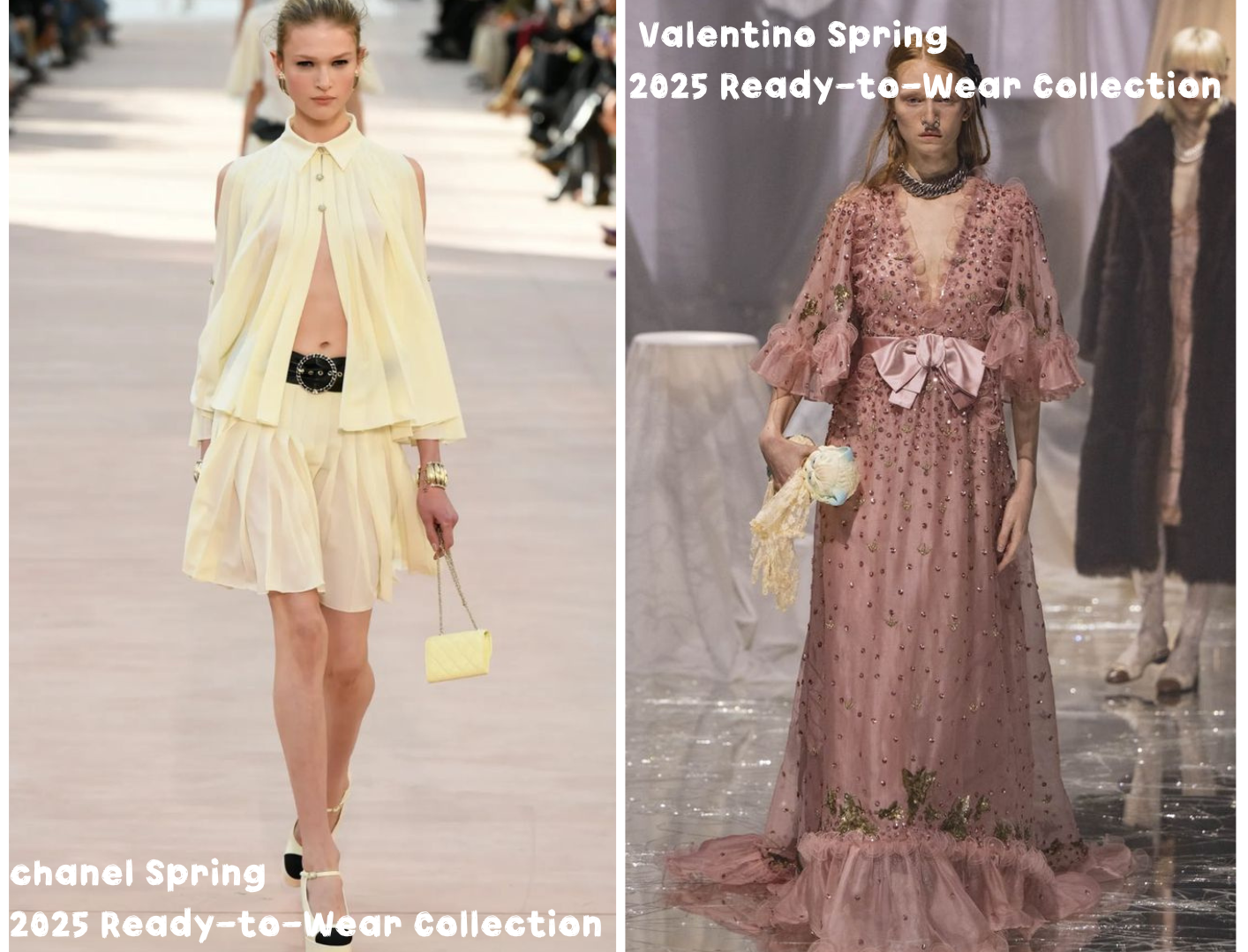 버터 옐로우 피치핑크 2025년 봄 유행 컬러