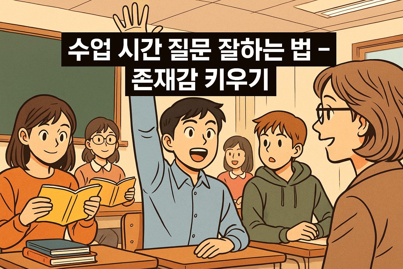 수업 시간 질문 잘하는 법 – 존재감 키우기 전략