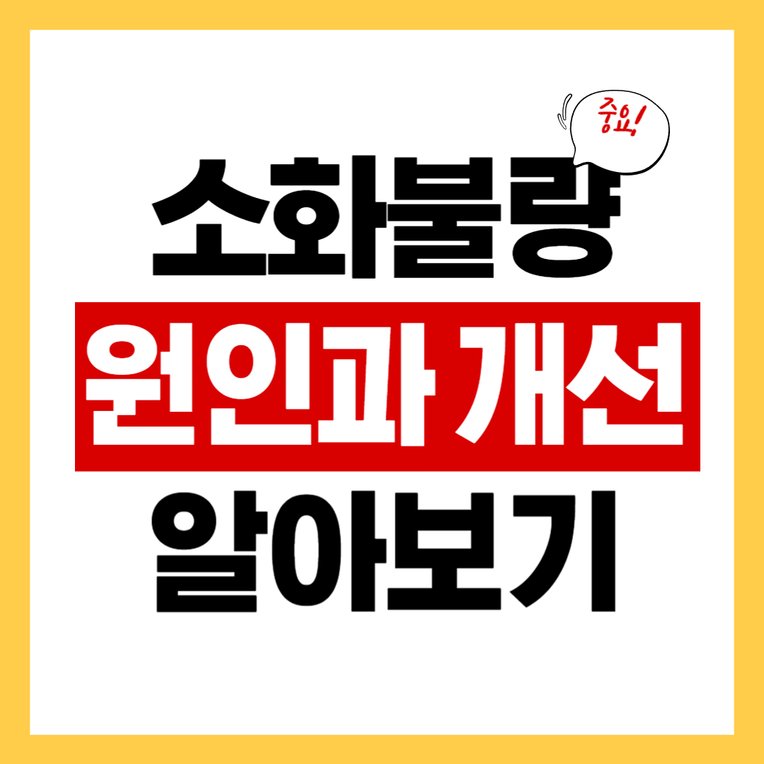 소화가 안되는 이유와 생활 속 개선방법