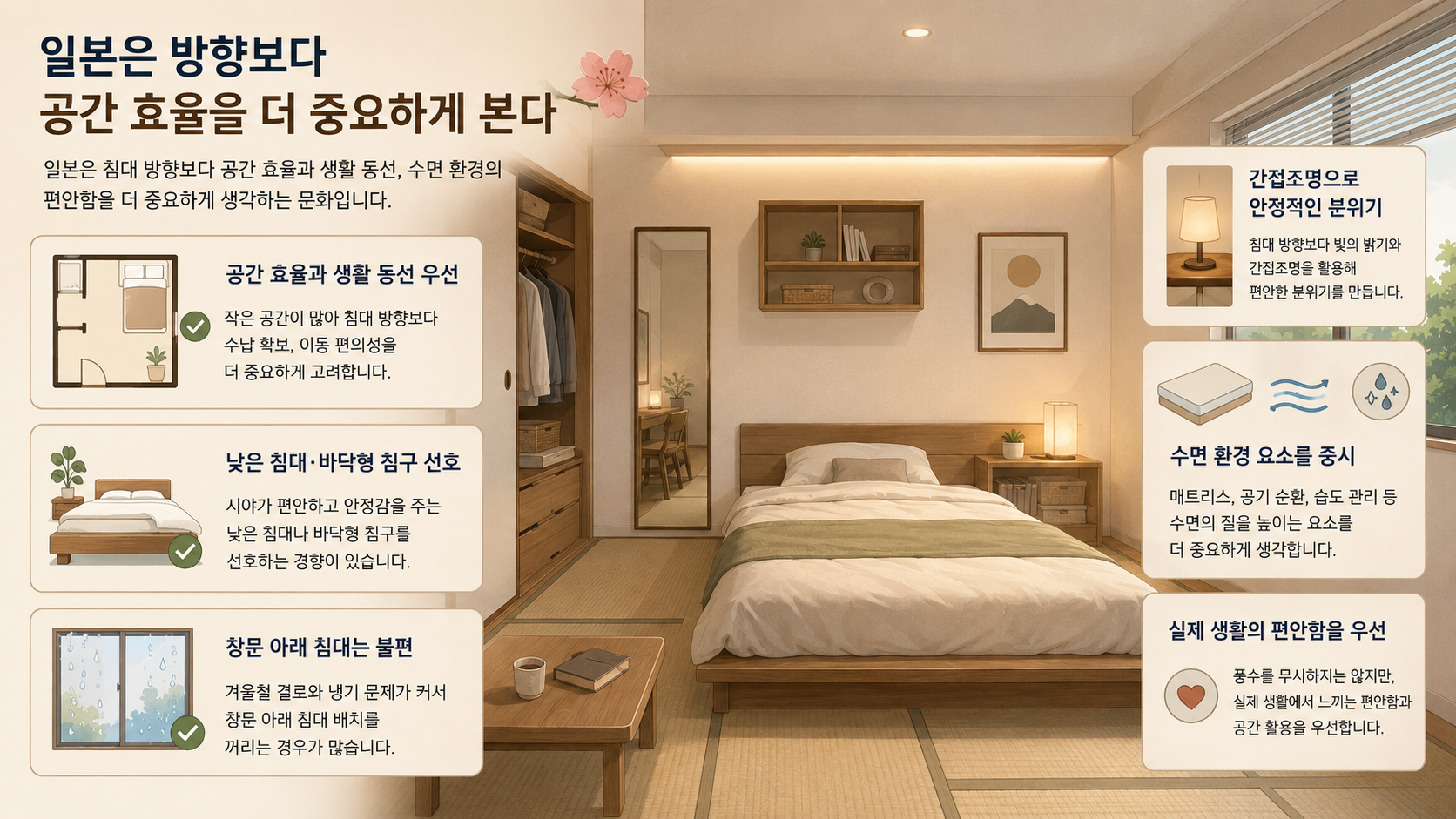 침대 머리 두는 방향