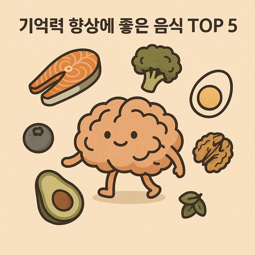 기억력 향상에 좋은 음식 TOP 5