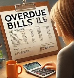 글 을 읽고 있는 여자의 뒷모습