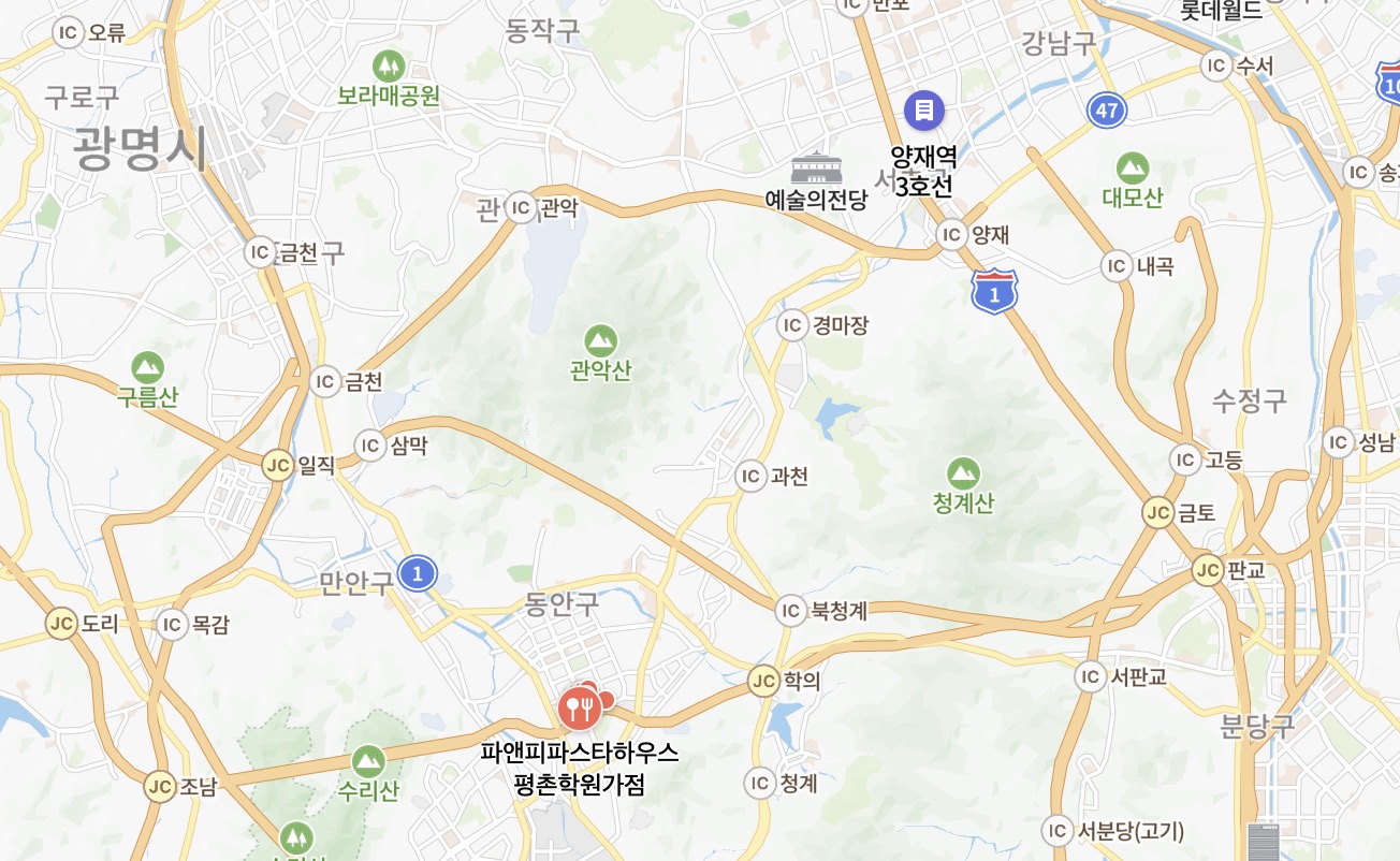 평촌지도