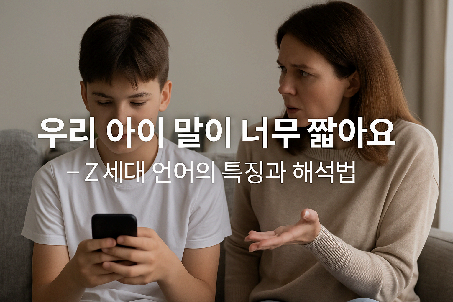 우리 아이 말이 너무 짧아요