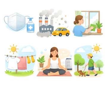 미세먼지 기준과 실내외 관리 방법 설명7