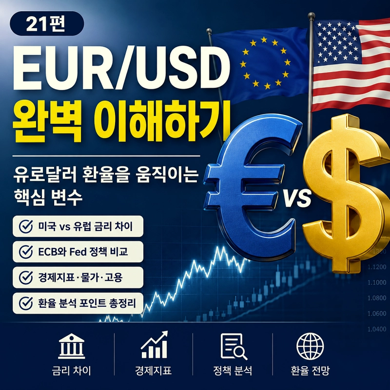 유로달러 환율을 움직이는 핵심 변수