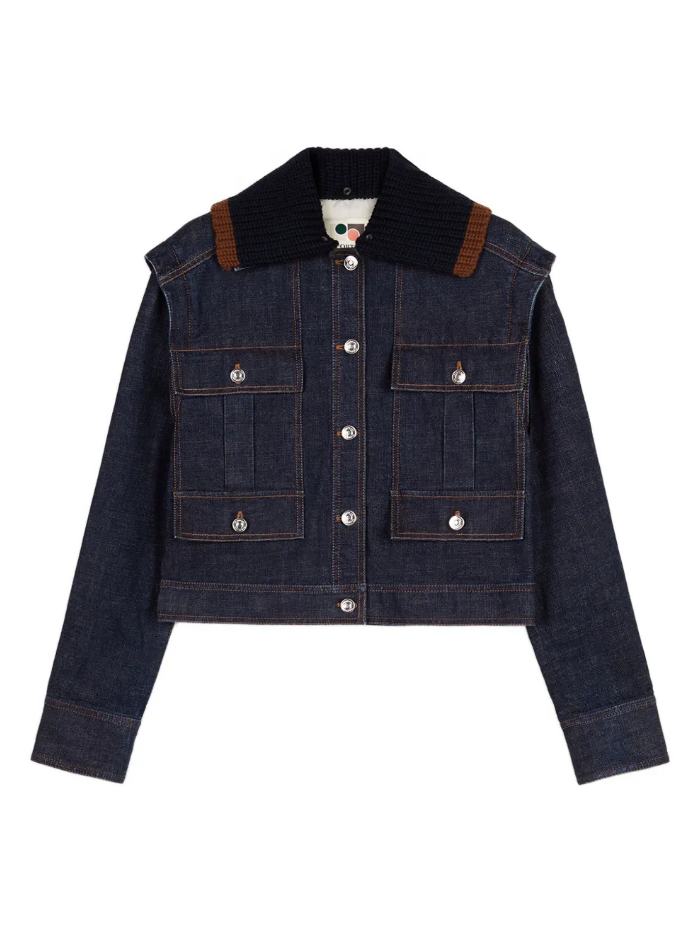 이현이 청자켓 화제! 속풀이쇼 동치미 676회 속 포츠1961(Ports 1961) 니트 카라 데님 자켓 리뷰