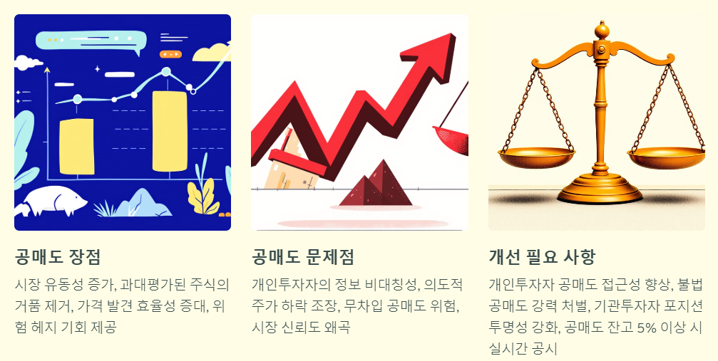 공매도의 장점과 문제점