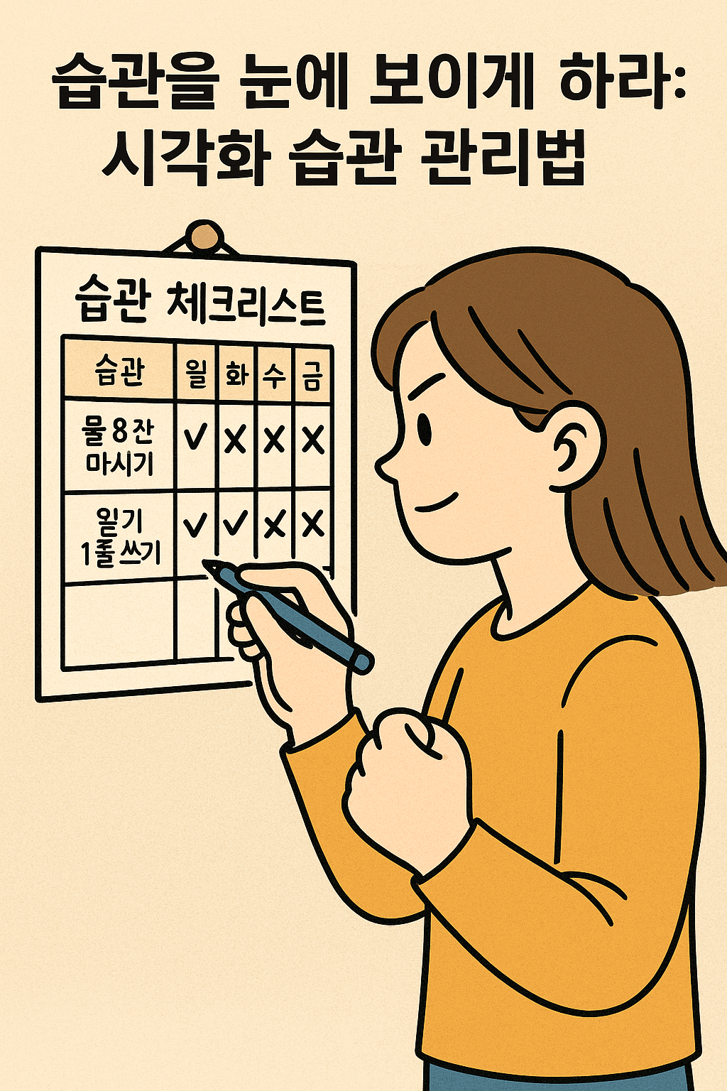 시각화 습관 관리법