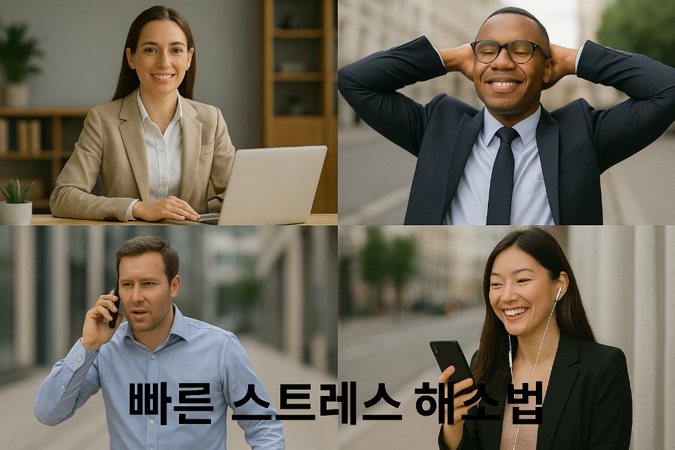 바쁜 현대인을 위한 빠른 스트레스 해소법 관련 사진