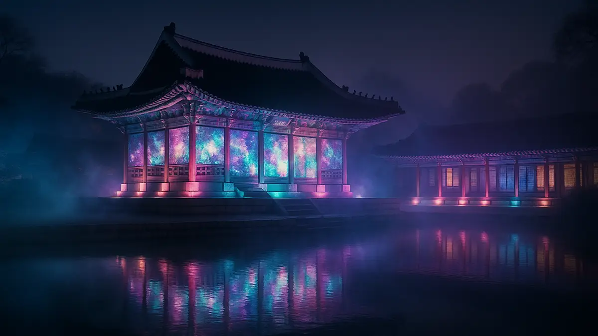 창경궁 야간개장, 물빛연화 미디어아트로 물든 밤