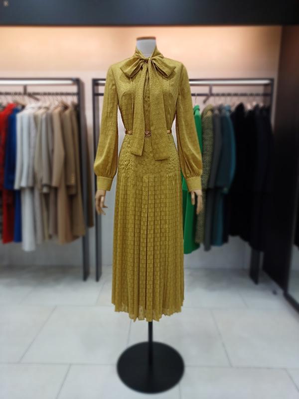 모조에스핀 플리츠 롱 원피스j203mse020