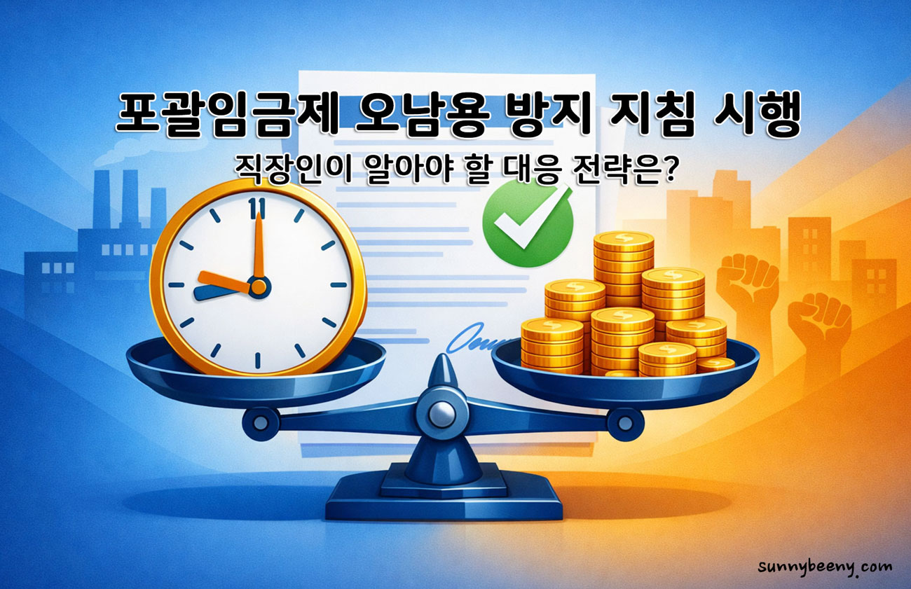 포괄임금제 오남용 방지 지침 직장인 대응