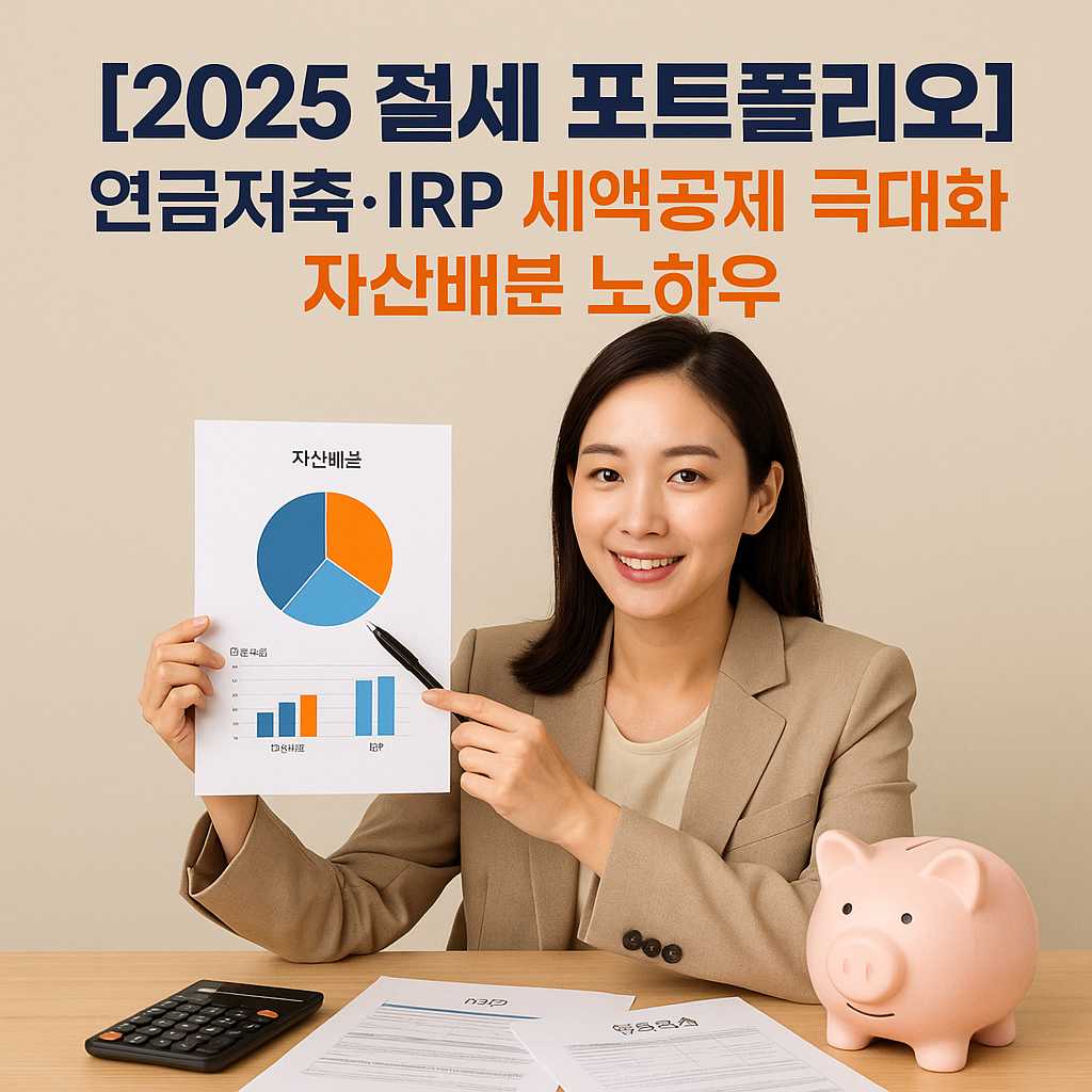 [2025 절세 포트폴리오] 연금저축&middot;IRP 세액공제 극대화 ｜ 자산배분 노하우