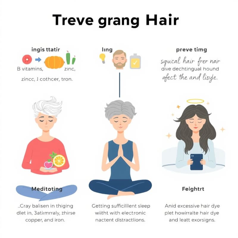 흰머리는 몸속 건강의 신호입니다