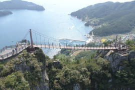 사량도 출렁다리