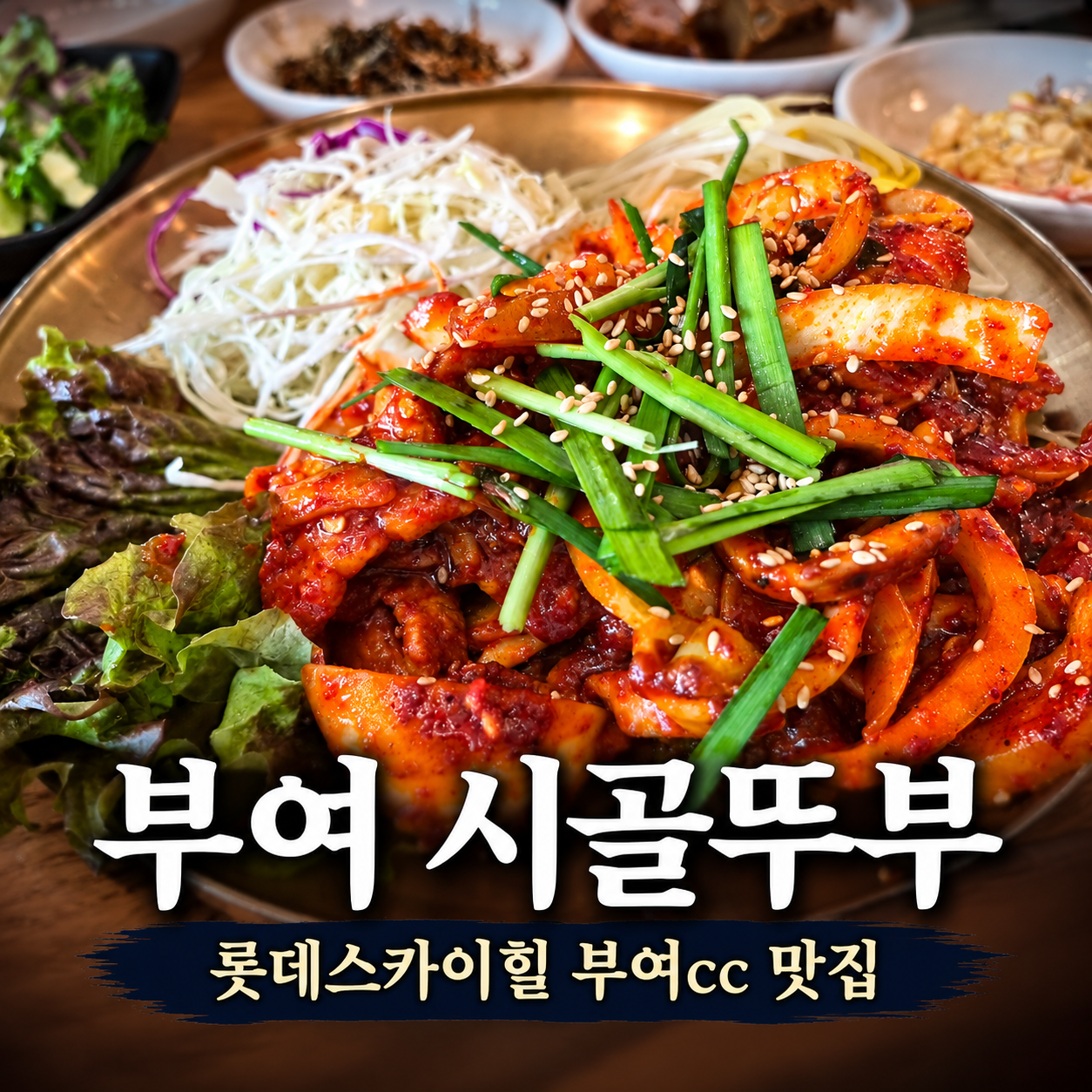 부여 시골뚜부 점심 후기, 롯데스카이힐 부여CC 맛집 라운딩 전 든든하게