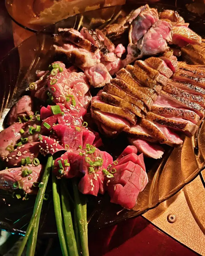 생방송 오늘저녁 서울숲 성수 오리 고기 염통 목살 가슴살 바베큐 스테이크 맛집