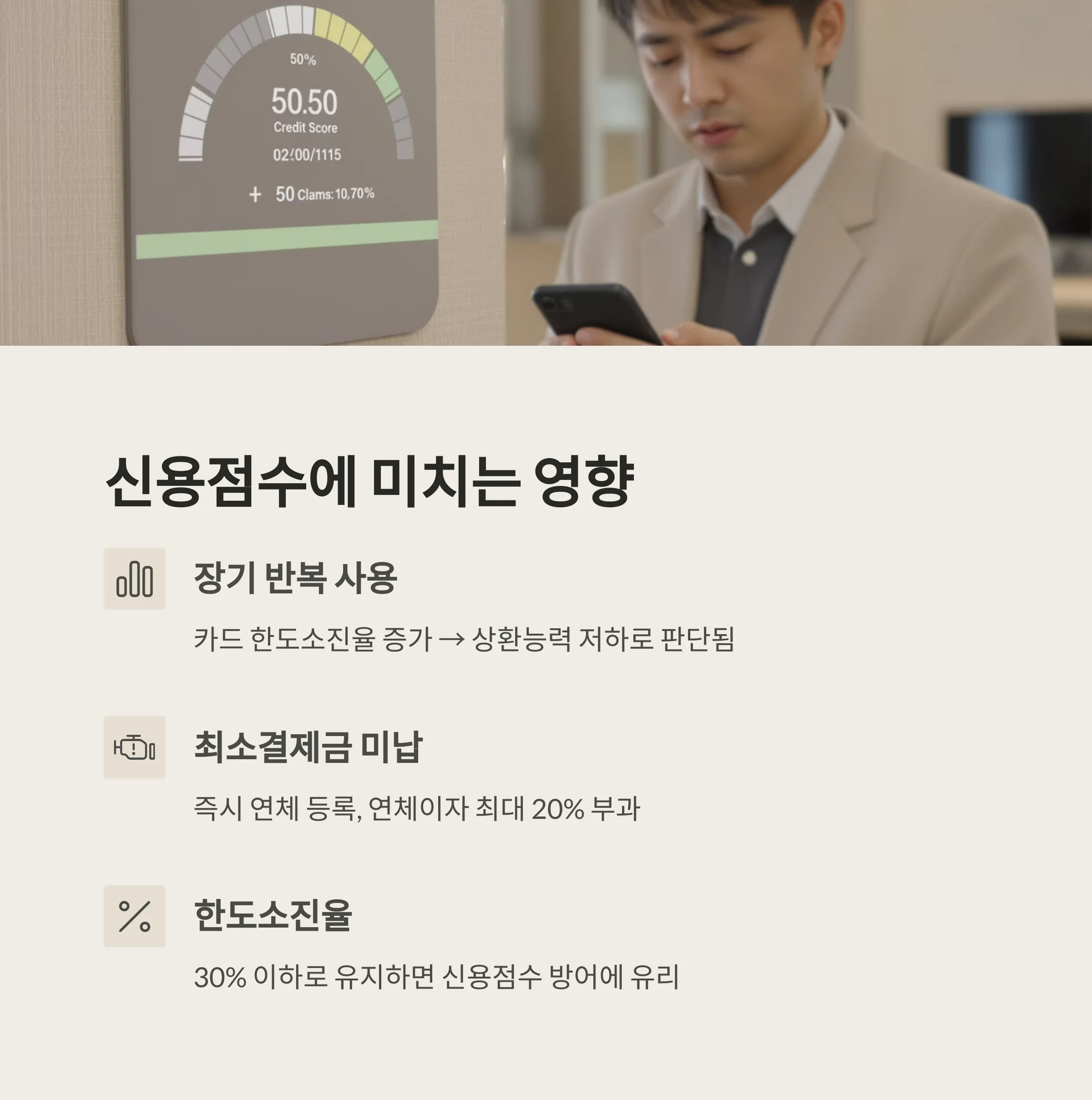 리볼빙 서비스 이자율, 신용점수 영향, 위험성
