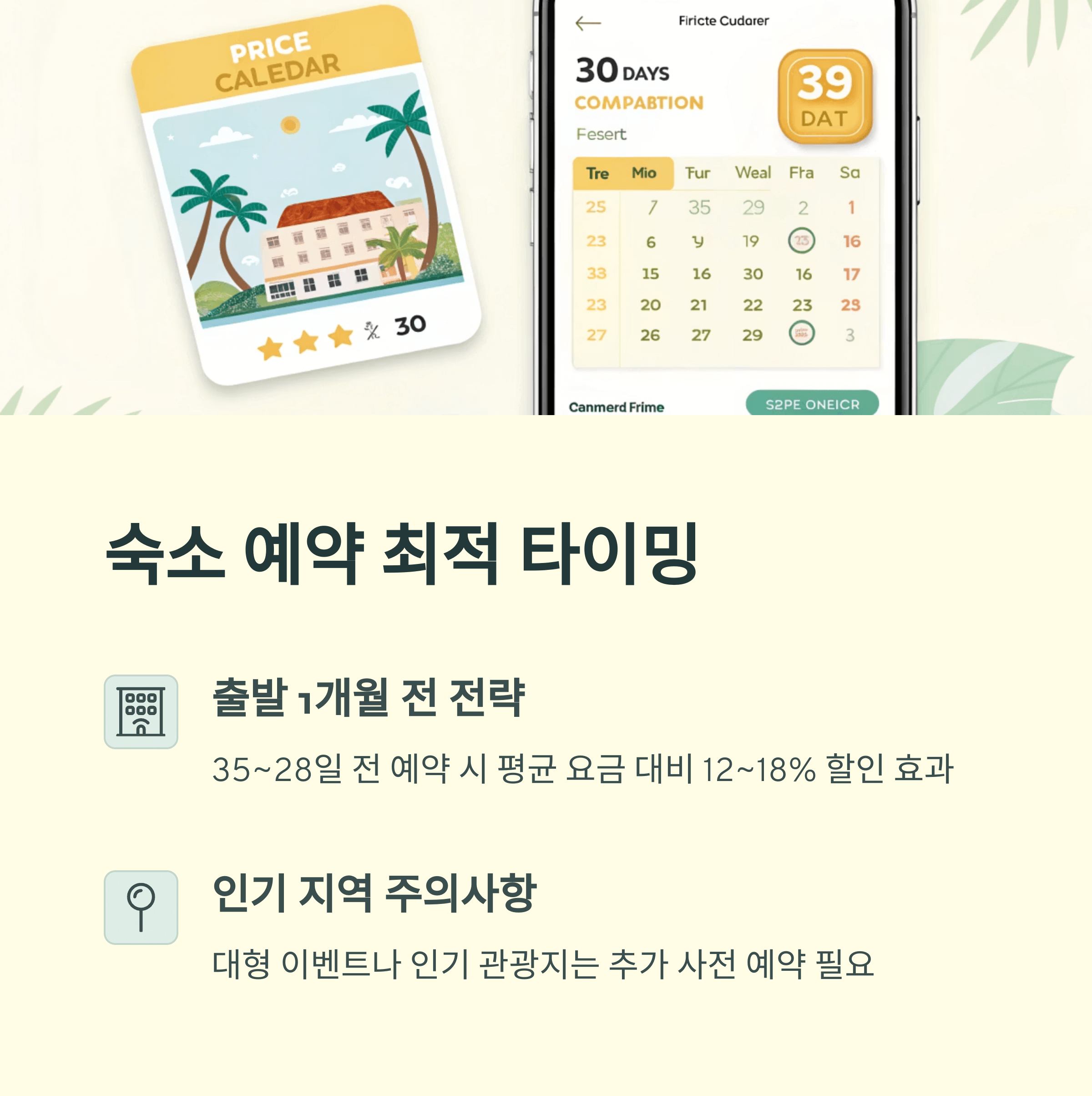 여행 경비 절약법, 항공권과 숙소 예약 타이밍