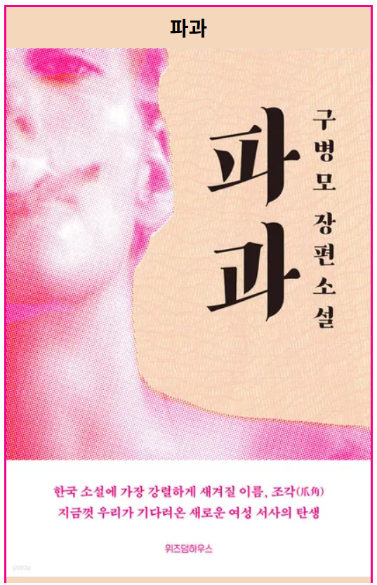 소설 파과