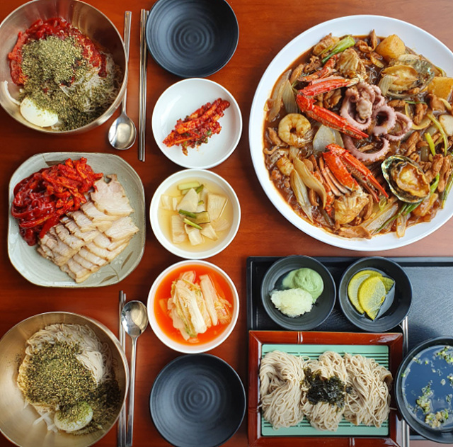 제주도 서귀포시 맛집 카멜리아힐 수국 근처 먹거리