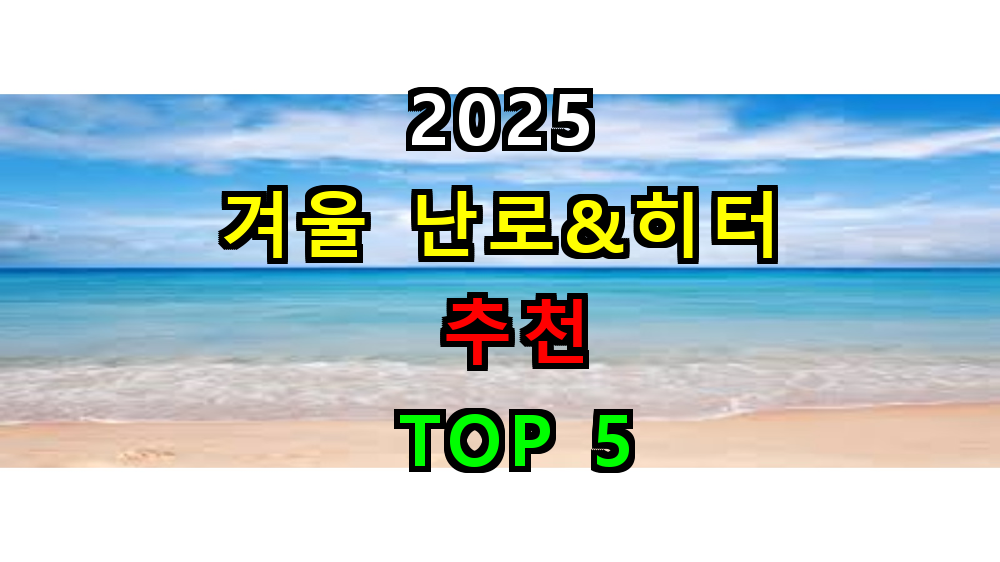 2025 겨울 난로&amp;히터 추천 TOP 5