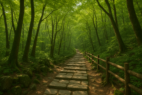 해남 두륜산 장춘 숲길