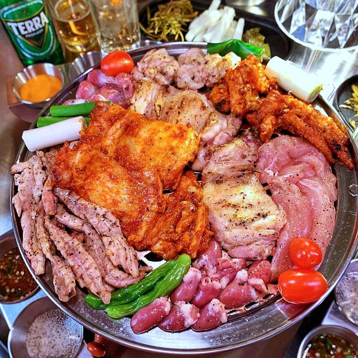 닭안창살 닭목살 닭다리살 이유있는 맛쓰리 닭특수부위 닭숯불구이 영등포 문래동 맛집 추천