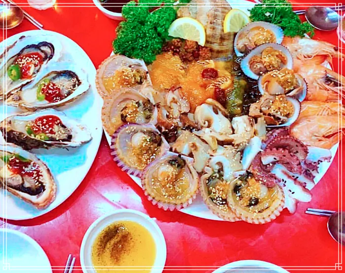 목포 맛집 오션뷰 포장마차, 오징어 통찜, 숙회