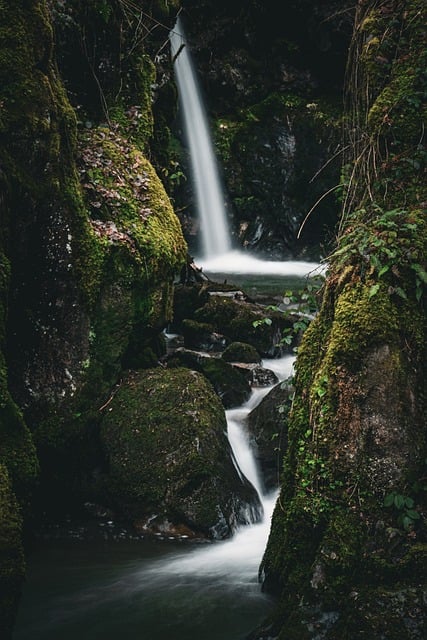 비둘기낭 폭포 사진
