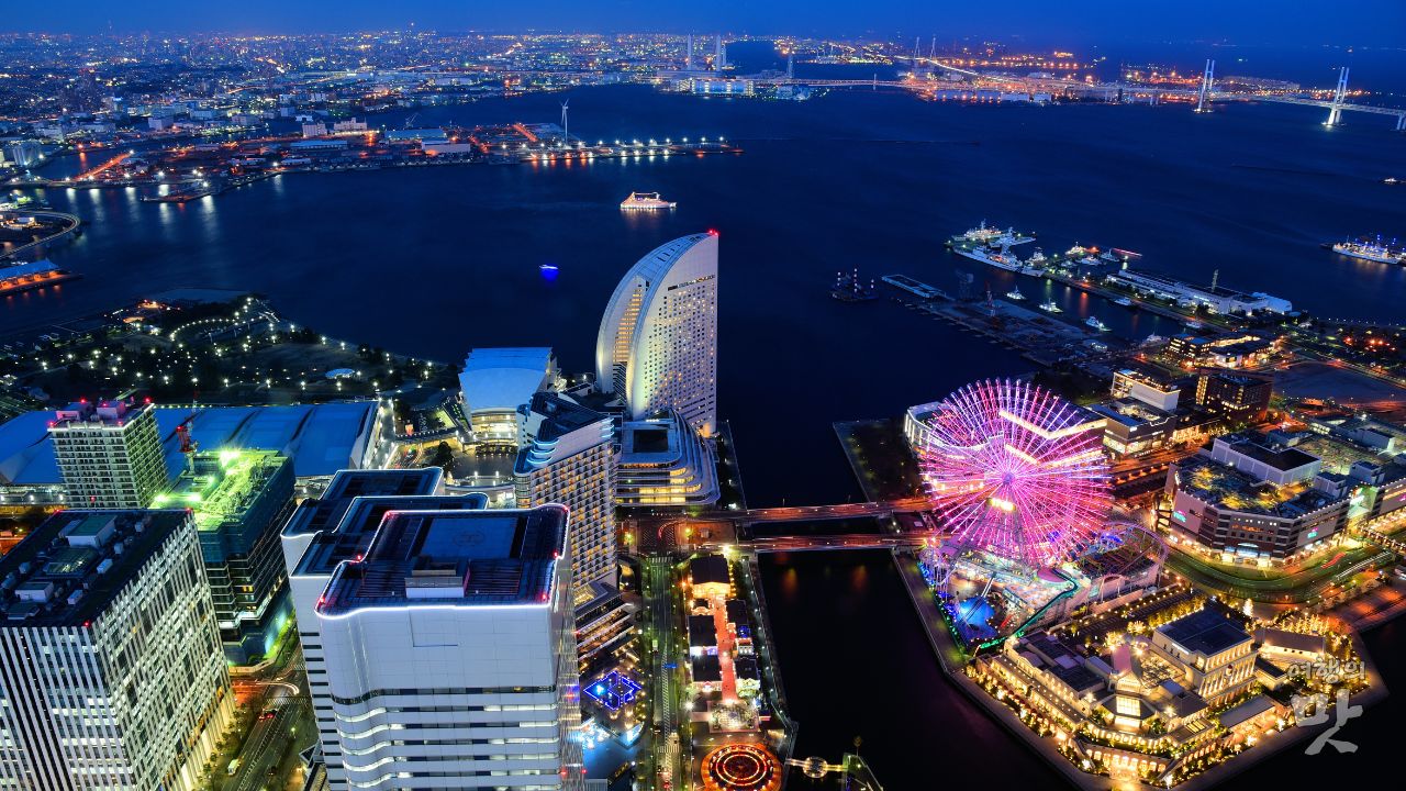 요코하마 미나토미라이 전경