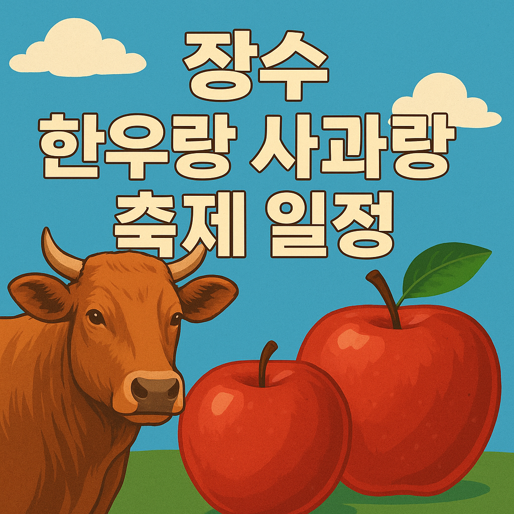 장수 한우랑 사과랑축제