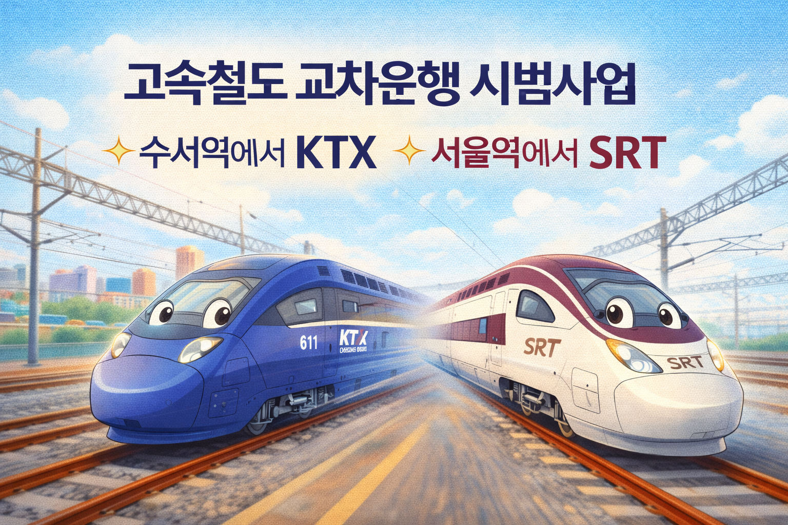 수서역에서 KTX, 서울역에서 SRT 예매 절차 가이드