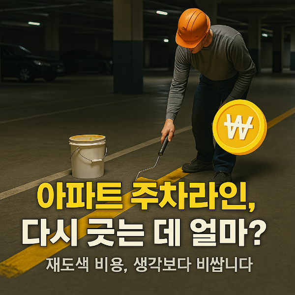 아파트 주차라인 썸네일 이미지입니다.