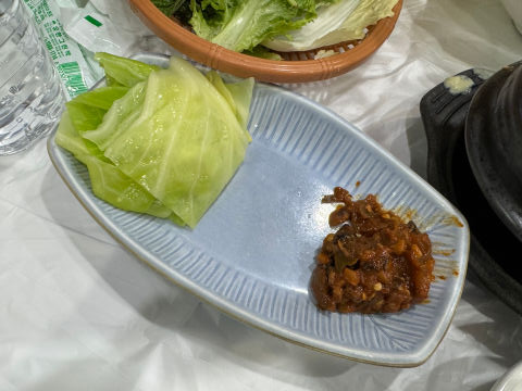 경기 여주 황학산 식당 기본 반찬