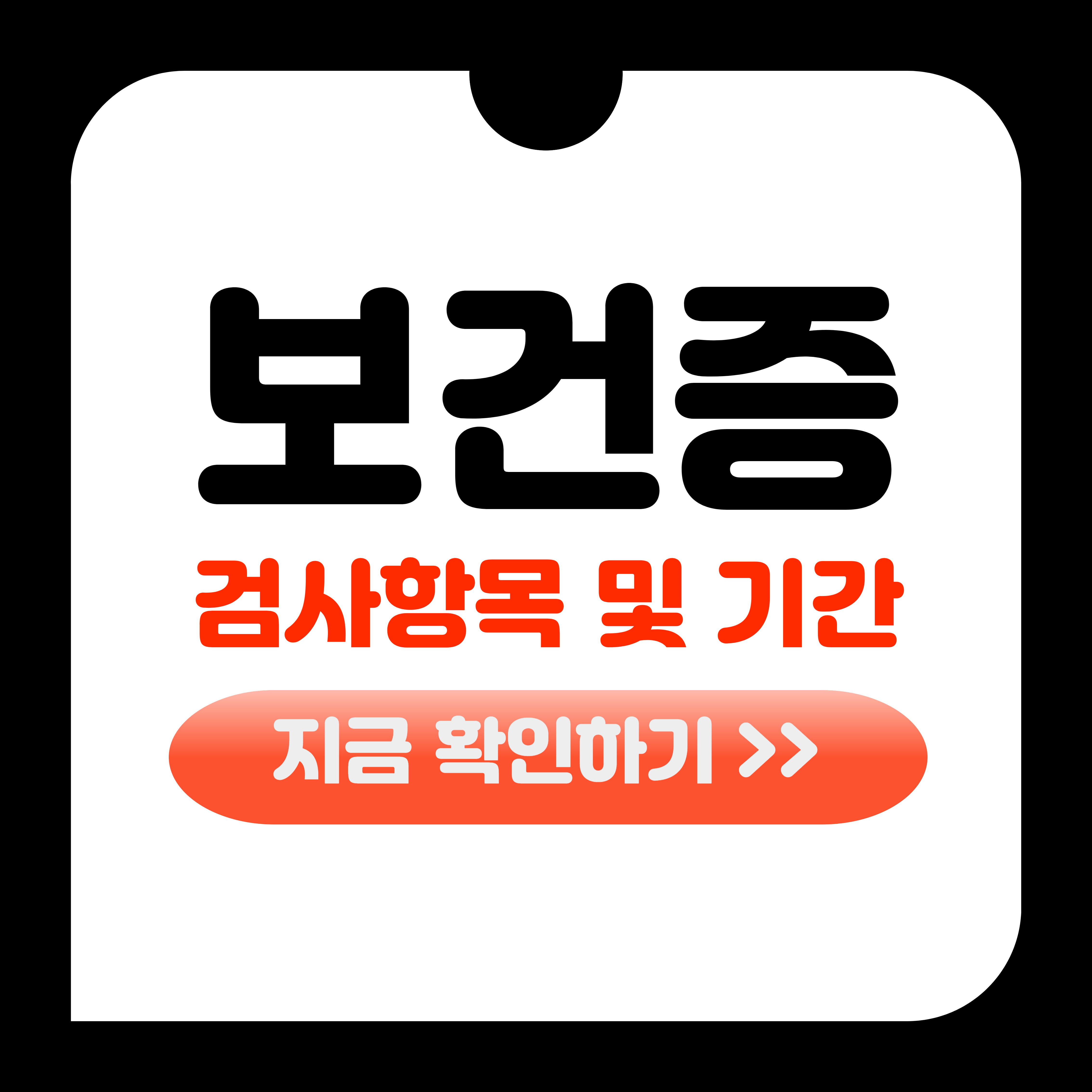 보건증 검사항목