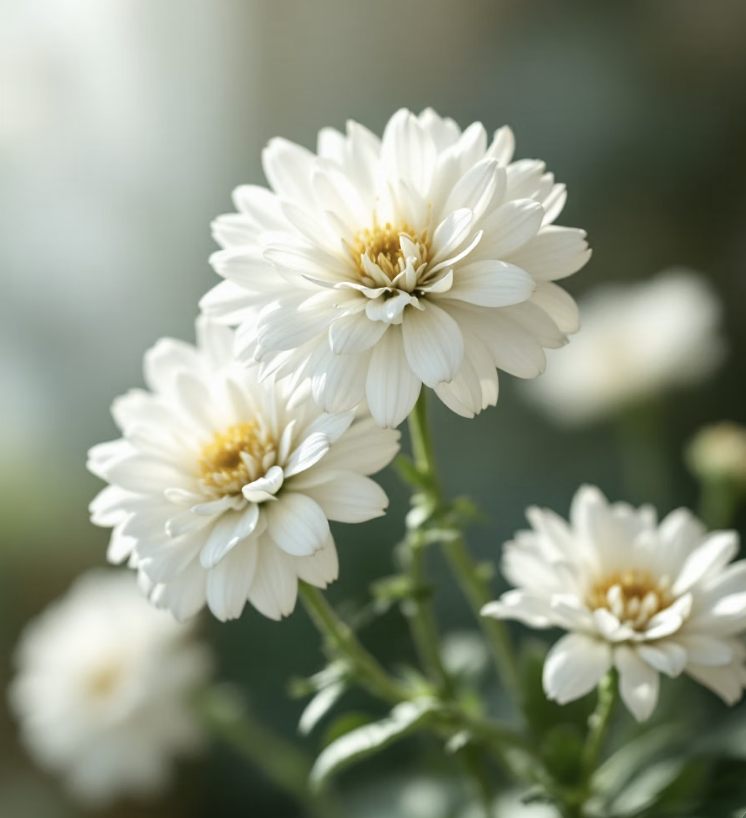 흰색이 전하는 깨끗한 마음