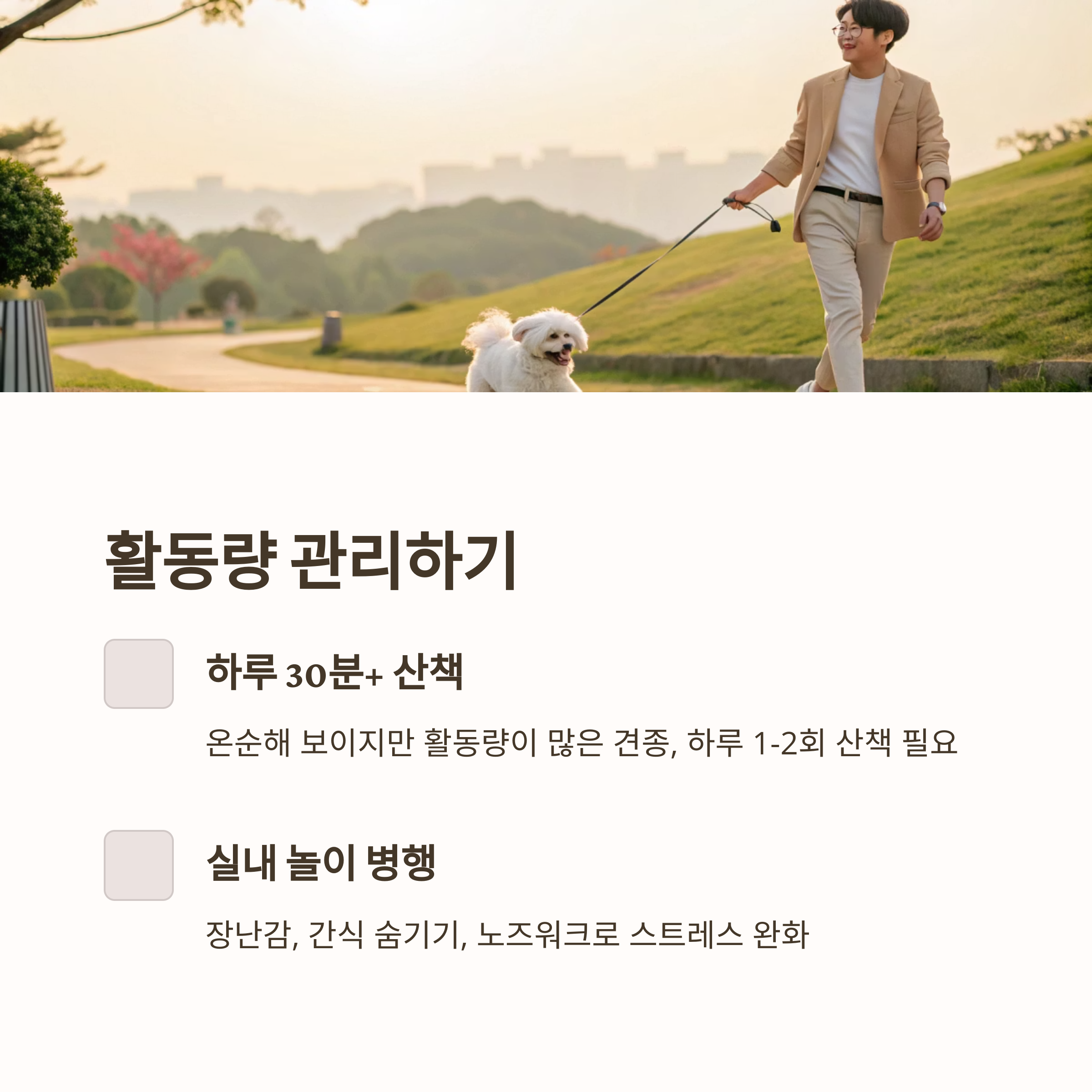 활동량 관리하기