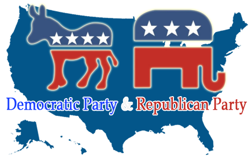 민주당 (Democratic Party) vs 공화당 (Republican Party)
