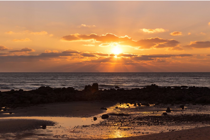 을왕리해수욕장-일몰-사진